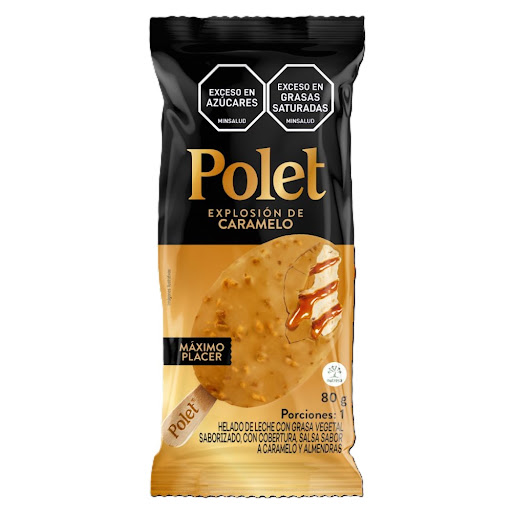 Helado Polet Explosión Caramelo Paquete x 80 g
