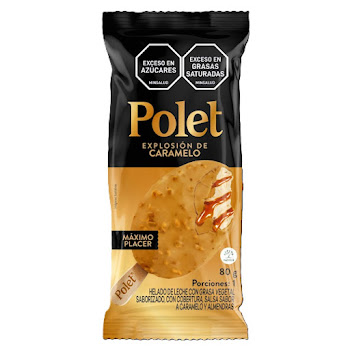 Helado Polet Explosión Caramelo Paquete x 80 g  