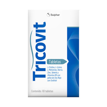Tricovit Multivitamínico Suiphar Caja x 60 Tabletas  