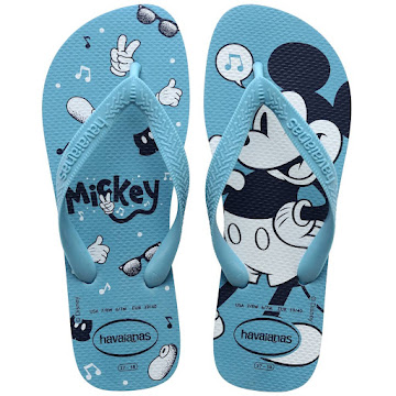 Sandalias Havaianas Top   Disney Azul T37-38 x 1 par 