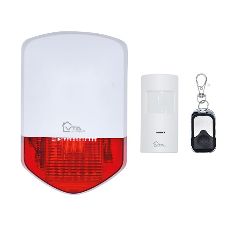 Set de Alarma Rank con Sirena + 3 Sensores VTA+ Smart Home VTA Caja x 1 