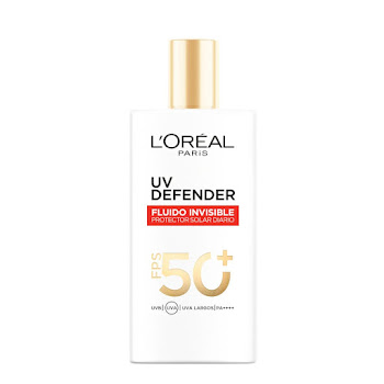 Protector Solar Loreal París UV Defender Fluido Invisible FPS 50 Botella x 40 ml  