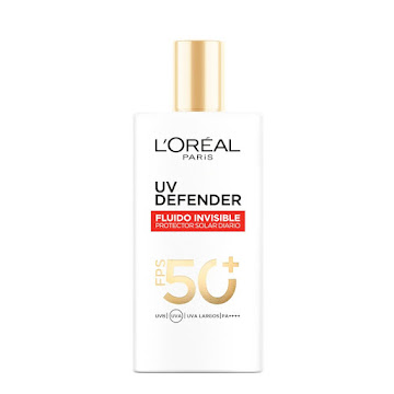 Protector Solar Loreal París UV Defender Fluido Invisible FPS 50 x 40 ml  