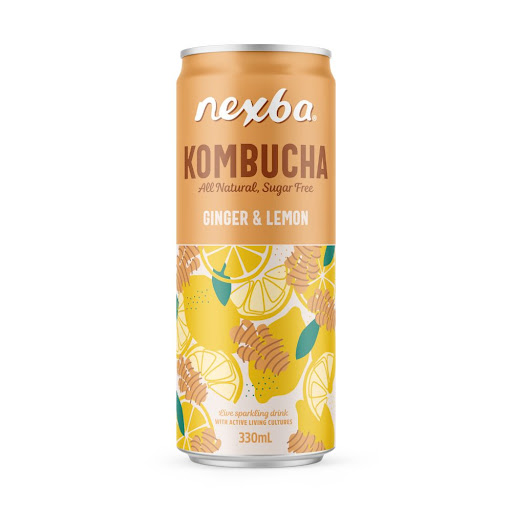 Kombucha Nexba jengibre Y Limon Lata x 330 ml