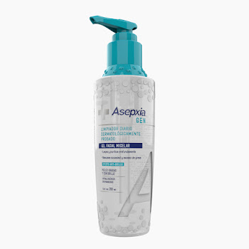 Gel Facial Limpiador Asepxia Gen x 200 ml  