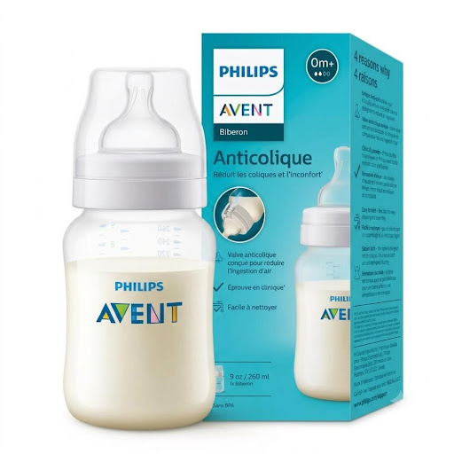 Tetero Anti-colic Avent Natural Response de 9oz Tetina 1m+ Caja x 1 und