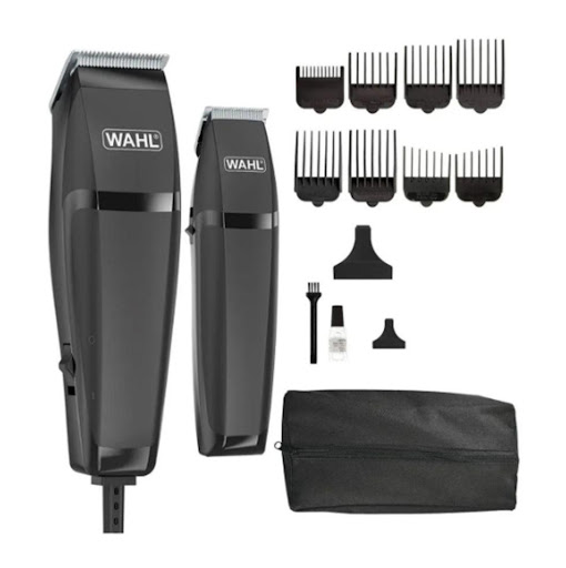 Cortadora Wahl Homecut 14 Piezas WAHL Caja x 1 DESCRIPCIÓN:Cortadora de un solo corte, 8 peines guía (3, 6, 10, 13,19,25 mm & Guía izquierda de orejas, Guía derecha de orejas)Cubierta de cuchillaRecortadora a bateríasEstuche, Aceite, Cepillo de li