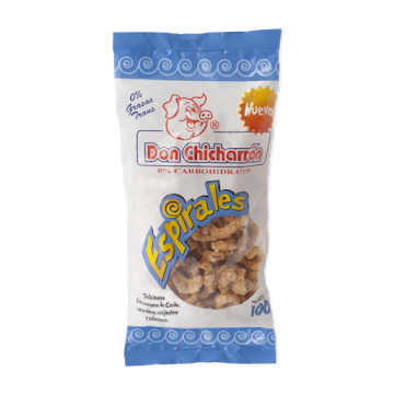 Chicharrones Don Chicharrón Espiral Sabor Natural x 100 gr  