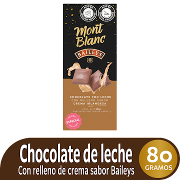 Chocolates Montbanc Baileys Leche x 80 gr  