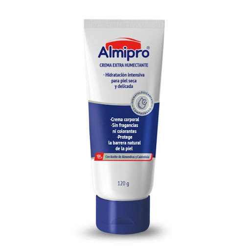 Crema Almipro Extra Humectante Frasco X 120 Gr ALMIPRO 120 x ML La Crema Extra Humectante Almipro, es una fórmula 
especializada que ayuda a proteger y recuperar la barrera 
natural de la piel, brindando humectación intensiva desde la 
primera aplicación.
Su fórmu