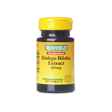 GoodN Natural Ginkgo Biloba 60 mg Frasco x 60 Tabletas  
