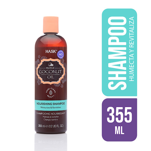 Shampoo Hask Hidrata Y Revitaliza Monoi Coconut Oil x 355 ml