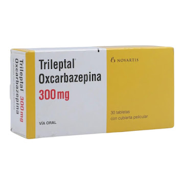 Trileptal Oxcarbazepina 300 mg Novartis Caja x 30 Tabletas  