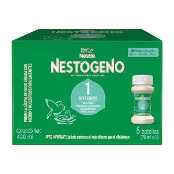 Fórmula Infantil Nestogeno 1 De 0 A 6 Meses Listo Para El Consumo Caja x 420 ml  