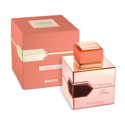 AL HARAMAIN L´AVENTURE ROSE 100 ML  AL HARAMAIN AL HARAMAIN L´AVENTURE ROSE 100 ML x 100 ML Fragancia de la familia olfativa Oriental Floral para Mujeres. Esta fragrancia es nueva. L'Aventure Rose se lanzó en 2022. Las Notas de Salida son rosa, cítricos y bayas rojas; las Notas de Corazón so