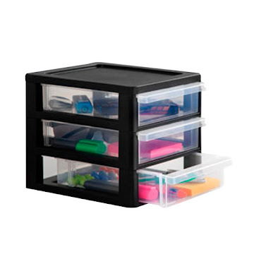 Solo Online Cajonera Vanyplas Color   Negro 3 Cajones 