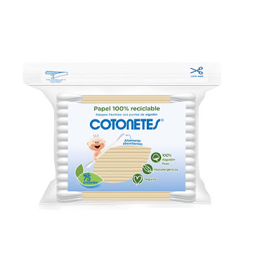 Copitos para Bebés y Adultos Johnson’s Cotonetes Reciclables Bolsa x 75 und  