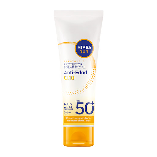 Protector Solar Nivea Sun Anti-edad Q10 Spf 50 Tubo x 40 ml