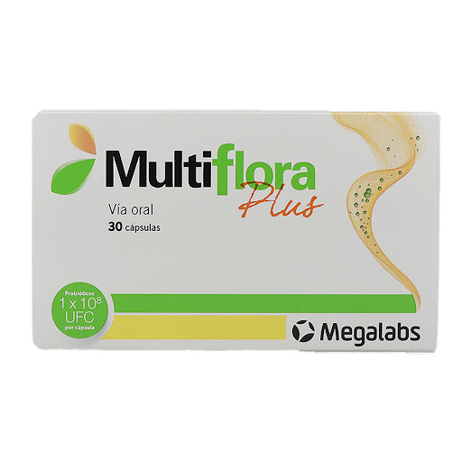 Multiflora Plus Probióticos Megalabs Caja x 30 Cápsulas