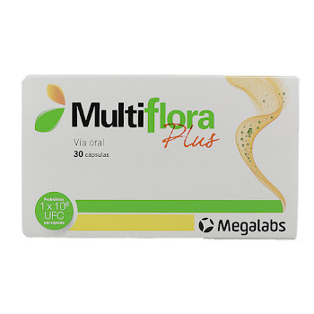 Multiflora Plus Probióticos Megalabs Caja x 30 Cápsulas  