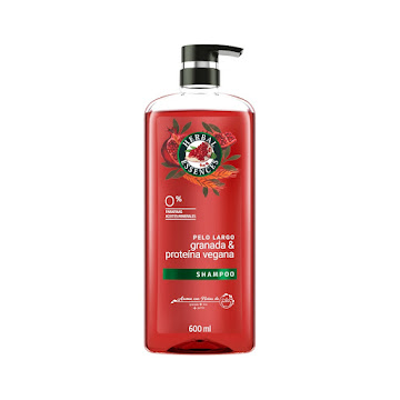 Shampoo Herbal Essences Granada Y Proteina Vegana Frasco x 600 ml  