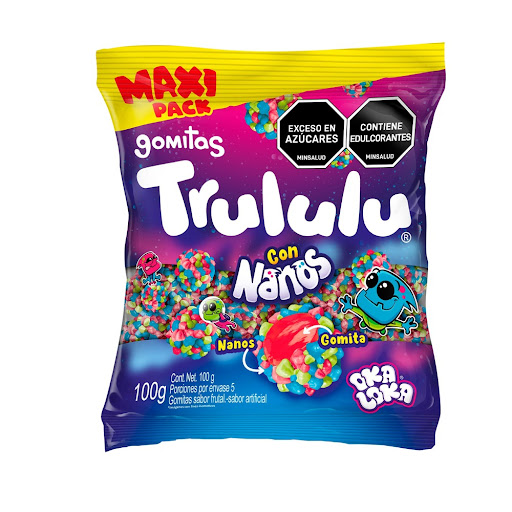 Gomitas Trululú Con   Nanos Oka Loka x 100 gr