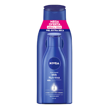 Crema Nivea Corporal Milk Nutritiva x 400 ml + 125 ml  