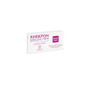 Solucion Colageno Tensor Efecto Flash Xhekpon 10 Ampollas x 2.5 ml  
