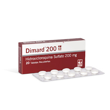 Dimard Hidroxicloroquina Sulfato 200 mg Siegfried Caja x 20 Tabletas  