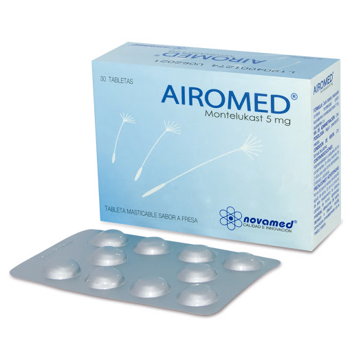 Airomed Monteluukast 5 mg Novamed Caja x 30 Tabletas