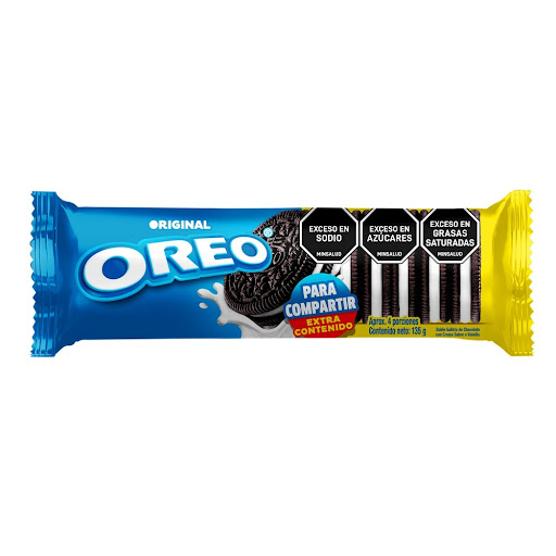 Galleta Oreo Original   Rollo Paquete x 135 gr
