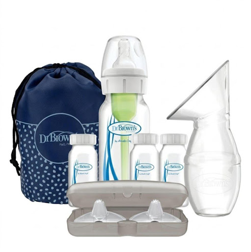 Set para Lactancia Materna Protector T2 + Botellas Dr Browns Dr Browns Combo x 3 Optimiza tu proceso de lactancia con este kit Dr. Brown’s, diseñado para acompañarte en cada etapa: extracción, recolección y apoyo durante la alimentación.Una solución práctica y completa que te perm