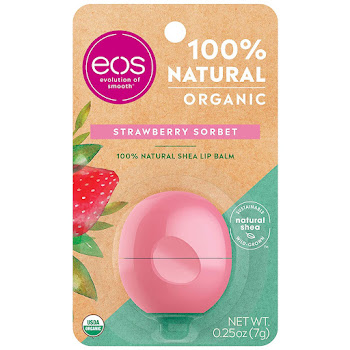 Bálsamo De Labios Eos Sorbete De Fresa x 7 gr  