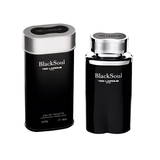 BLACK SOUL TED LAPIDUS EDT 100 ML TED LAPIDUS 100 ml x 1 Black Soul es una fragancia masculina de la familia olfativa Ambar Especiada. Sus notas de salida incluyen canela, menta y cardamomo. En el corazón de la fragancia se encuentran el azafrán y el cedro.