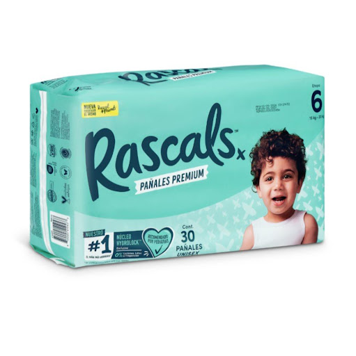 Pañales Rascals Baby Talla 6 16 Kg o más por 30 Unidades Rascals Baby Paquete x 30 Pañales Rascals, el pañal con el mejor desempeño! Los padres no somos sabios, serenos y no lo tenemos todo resuelto, pero si sabemos que la vida es lo suficientemente complicada para tener que lidiar 