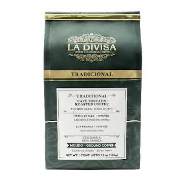 Café La Divisa Molido   Tradicional Paquete x 340 gr 