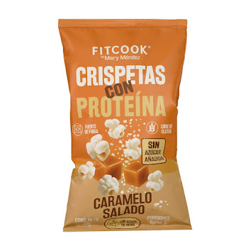 Crispetas Fitcook Con Proteína Caramelo Salado Bolsa x 50 gr  