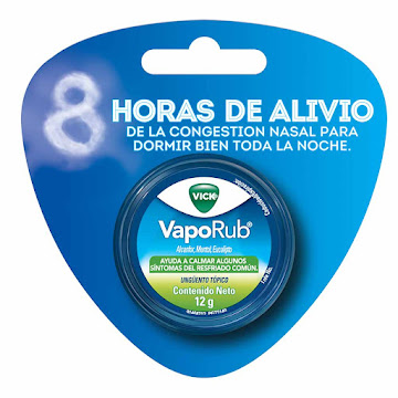Vick Vaporub Alcanfor + Mentol Ungüento Lata x 12 gr  