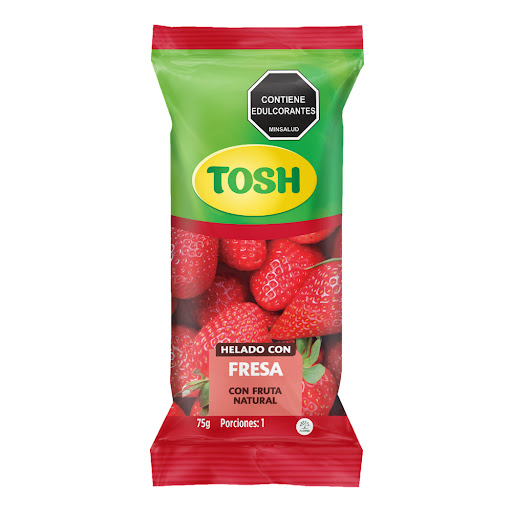 Paleta Tosh Fresa Bolsa x 75 gr