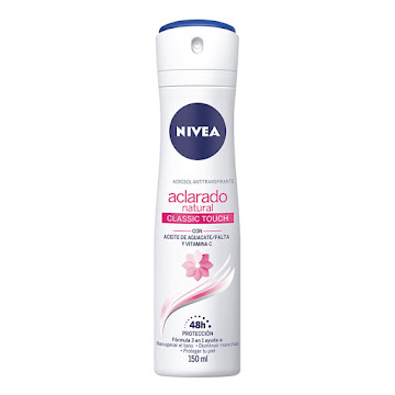 Antitraspirante NIVEA   Spray Aclarado Natural Classic Touch 48H x150Ml  