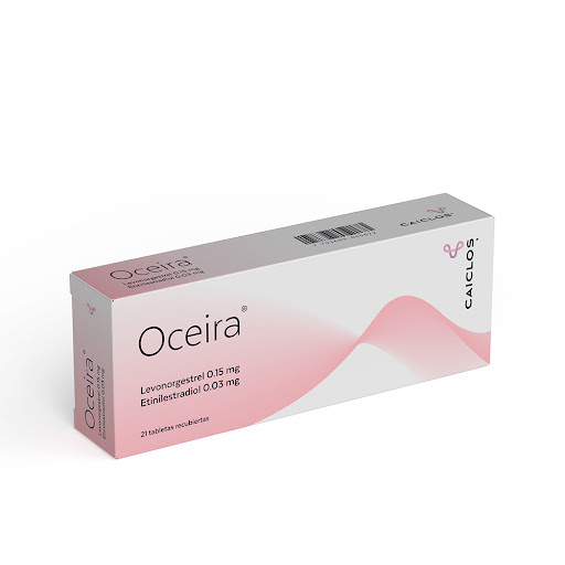 Oceira Levonorgestrel + Etinilestradiol Caiclos 0.15mg/0.03mg Caja x 21 Tabletas