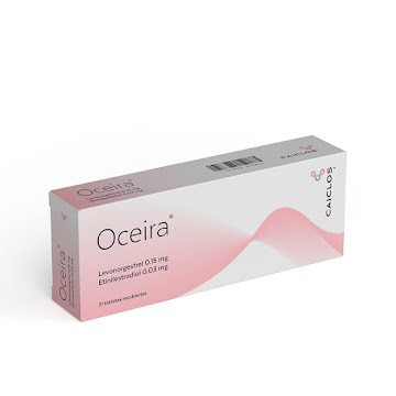 Oceira Levonorgestrel + Etinilestradiol Caiclos 0.15mg/0.03mg Caja x 21 Tabletas  