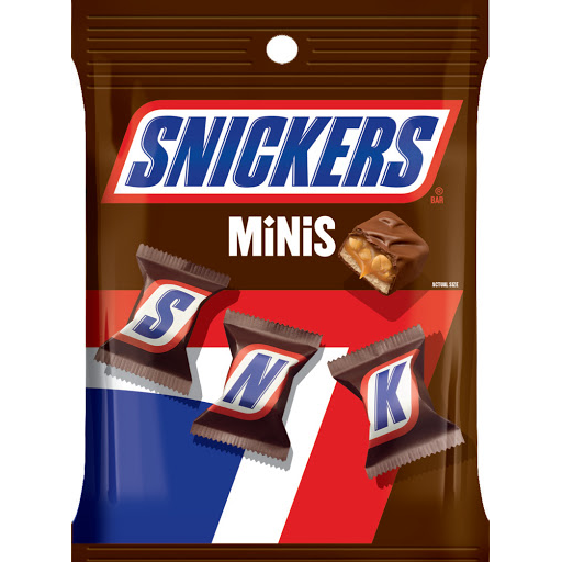 Chocolatina Snickers Mini x 124 gr