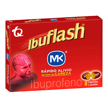 Ibuflash Forte Ibuprofeno 400 mg Tecnoquímicas Caja x 8 Cápsulas  