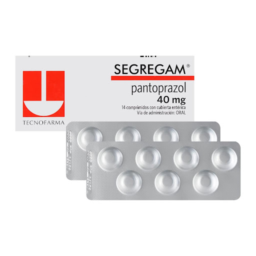 Segregam Pantoprazol 40 mg Tecnofarma Caja x 14 Comprimidos