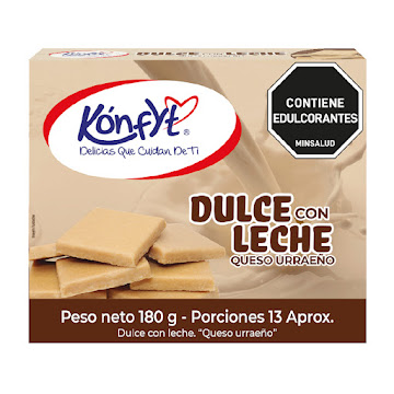 Dulce Con Leche Konfyt Queso Urraeño 0% Azúcar x 180 gr  