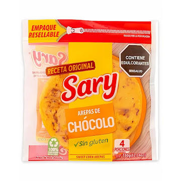 Arepa De Chocolo Sary x 4 und  