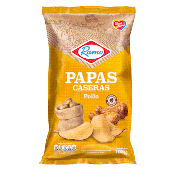 Papas Ramo Caseras   Sabor a Pollo x 105Gr 