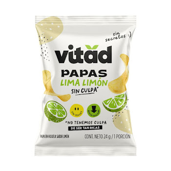 Papas Vitad Sabor Lima Limón Fracción x 24 gr   