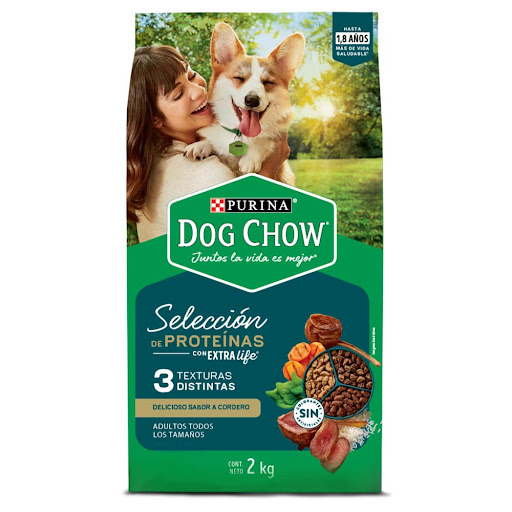 Alimento Para Perros Dog Chow Selección Proteina Cordero Bolsa x 2 kg